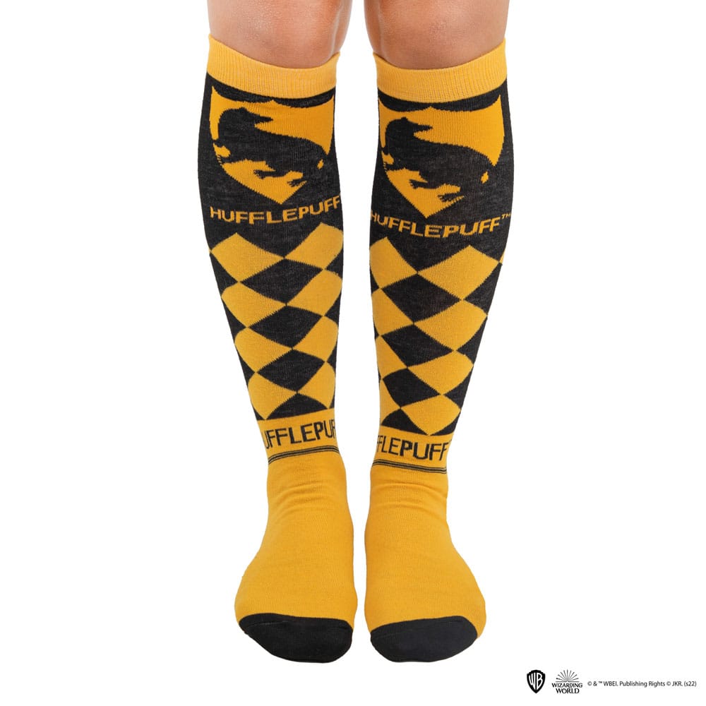 Harry Potter Knee Socks 3 Pack Hufflepuff