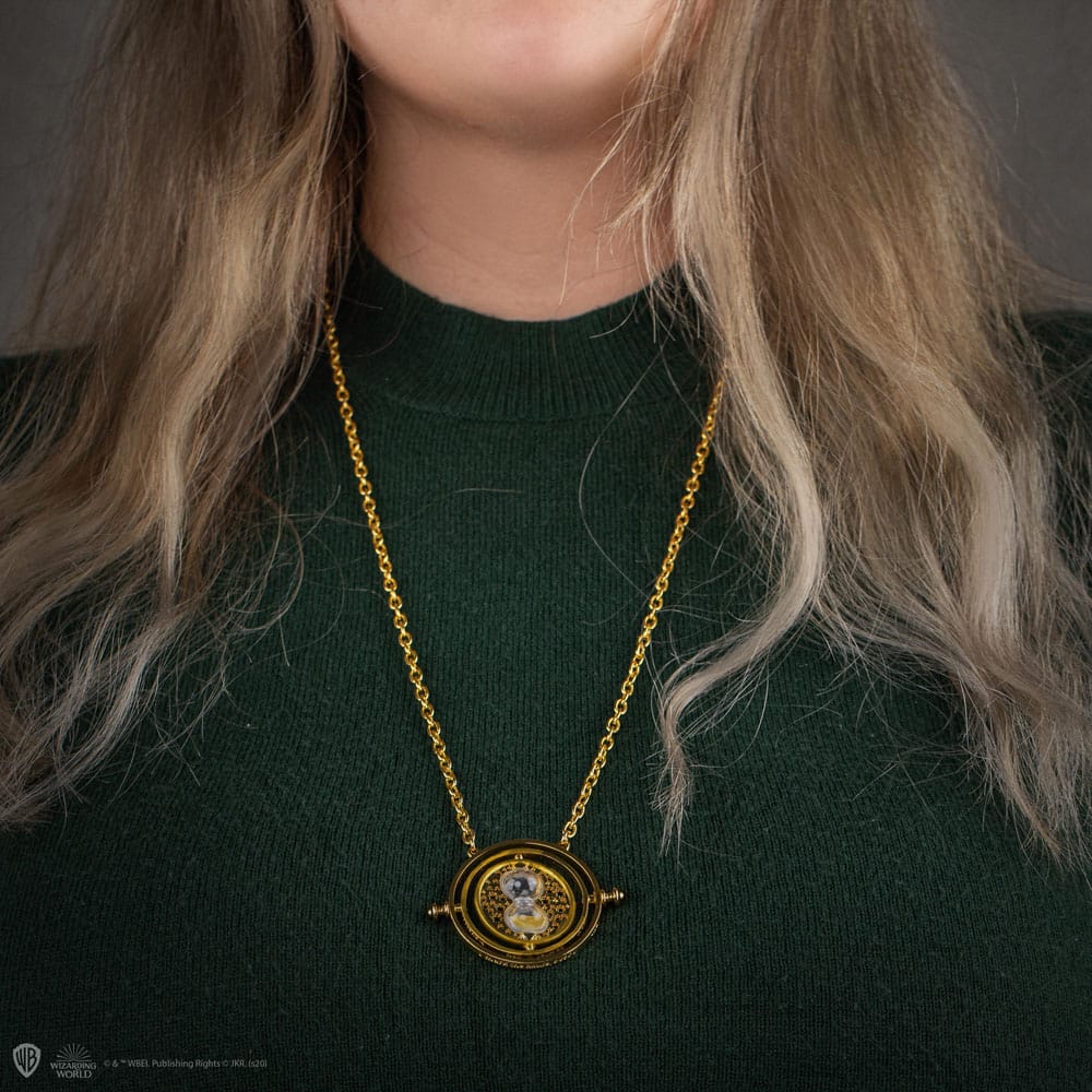 Harry Potter Halskette & Anhänger Zeitumkehrer mit Geschenbox