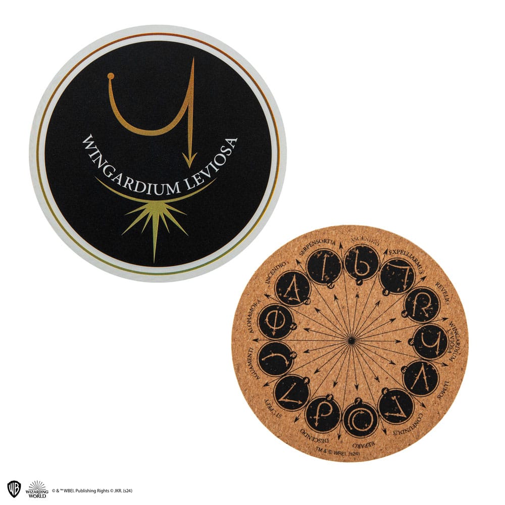 Harry Potter Coasters 4-Pack Spell &amp; Charms