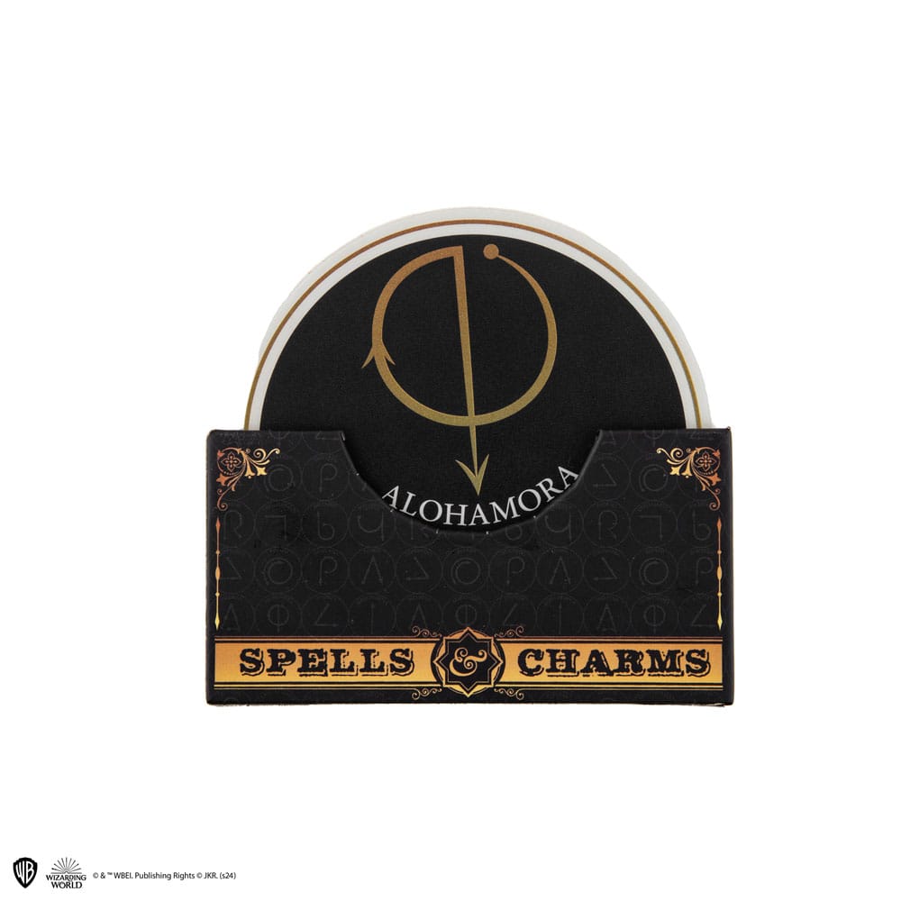 Harry Potter Coasters 4-Pack Spell &amp; Charms