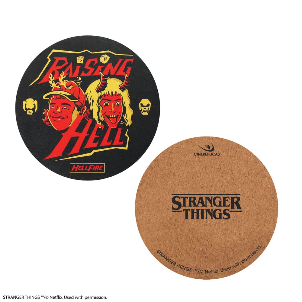 Stranger Things Coaster Pack of 4 Hellfire Club