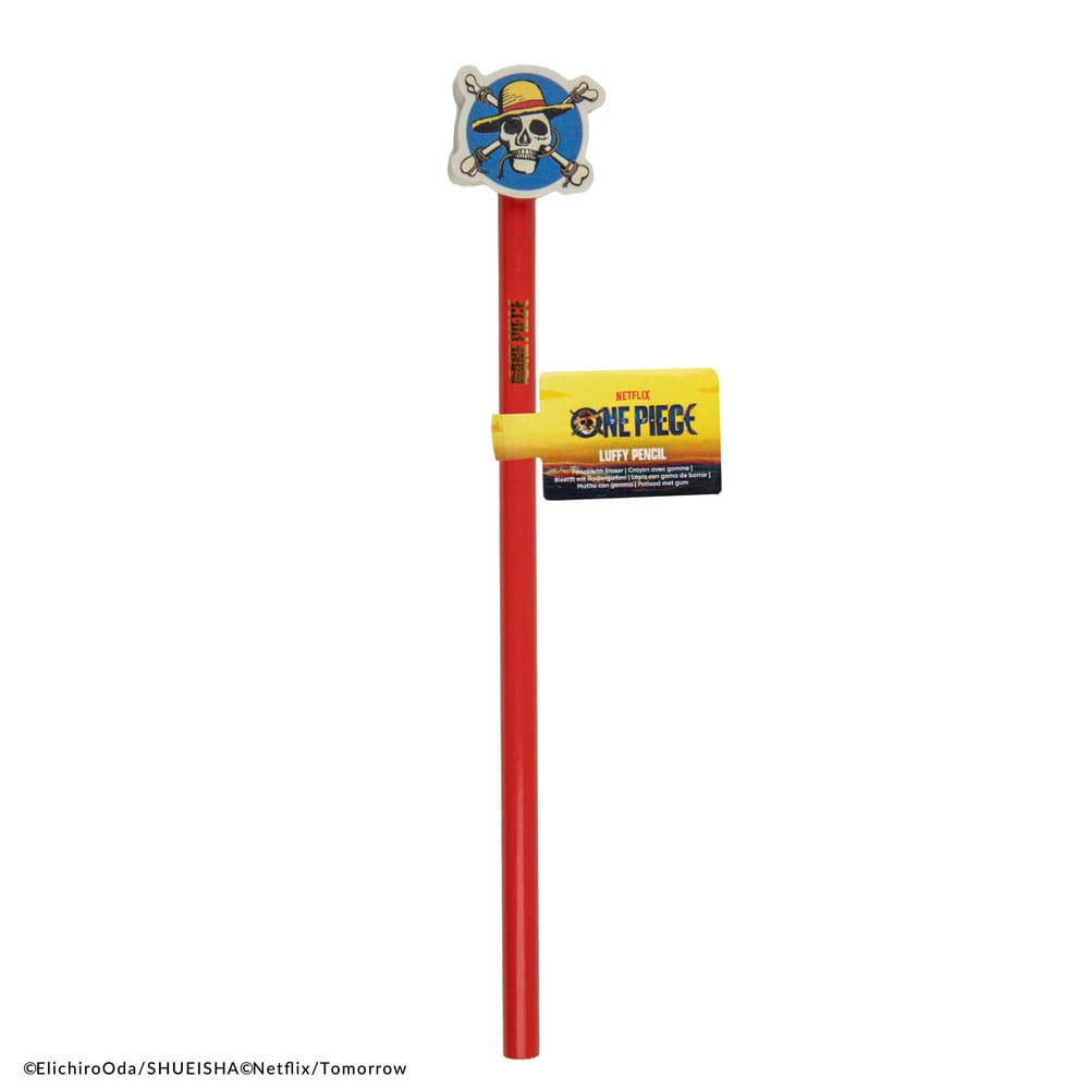 One Piece Bleistifte mit Radierertopper Luffy