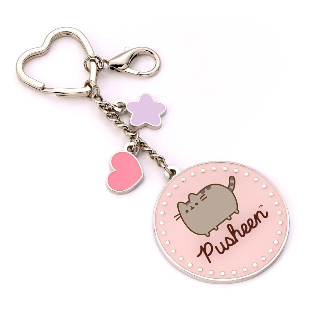 Pusheen Schlüsselanhänger Pink Name