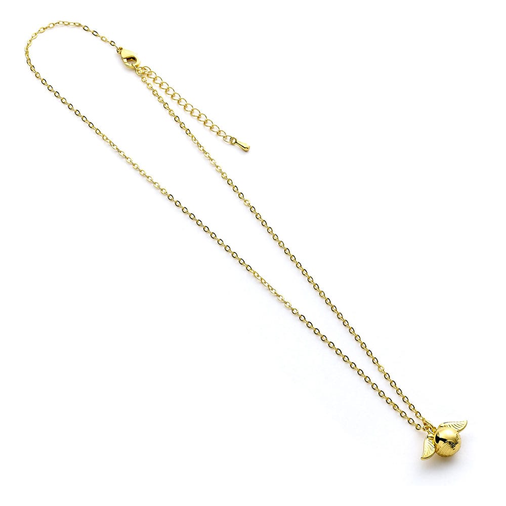 Harry Potter Halskette Golden Snitch Anhänger (Goldfarben)