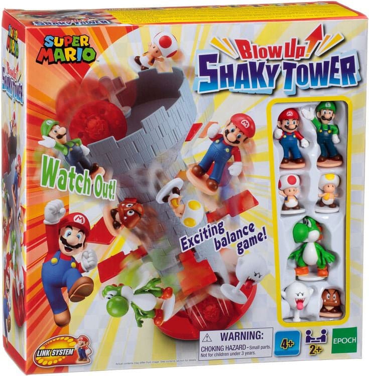 Super Mario Spiel Blow Up! Shaky Tower