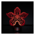 Stranger Things Laser Etched Leuchte Demogorgan