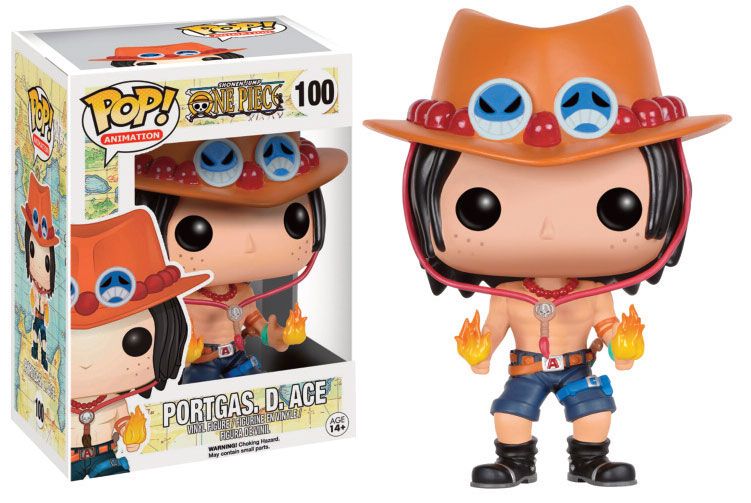 One Piece POP! Animation vinyl figure Portgas D. Ace 9 cm