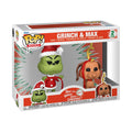 The Grinch(Anniversary) POP! Books Vinyl Figuren 2er-Pack Grinch w/ Max 2PK 9 cm