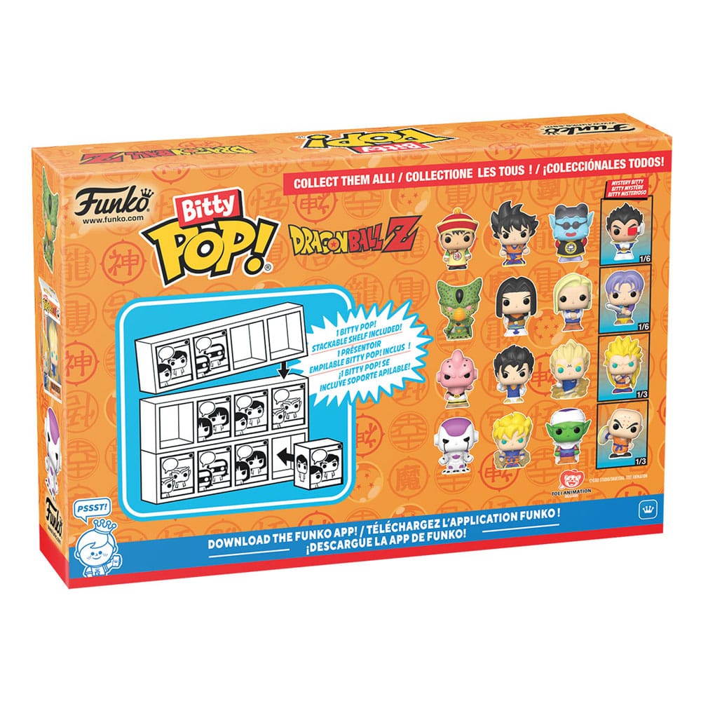Dragon Ball Bitty POP! Vinyl Figures Pack of 4 Series 4 2.5 cm