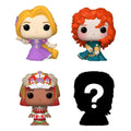 Disney Princesses Bitty POP! Vinyl figures pack of 4 Rapunzel 2.5 cm
