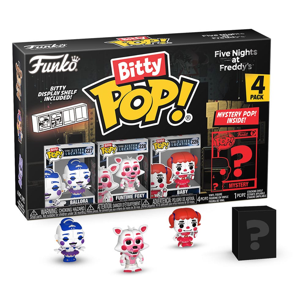 Five Nights at Freddy's Bitty POP! Vinyl figures pack of 4 Ballora 2.5 cm