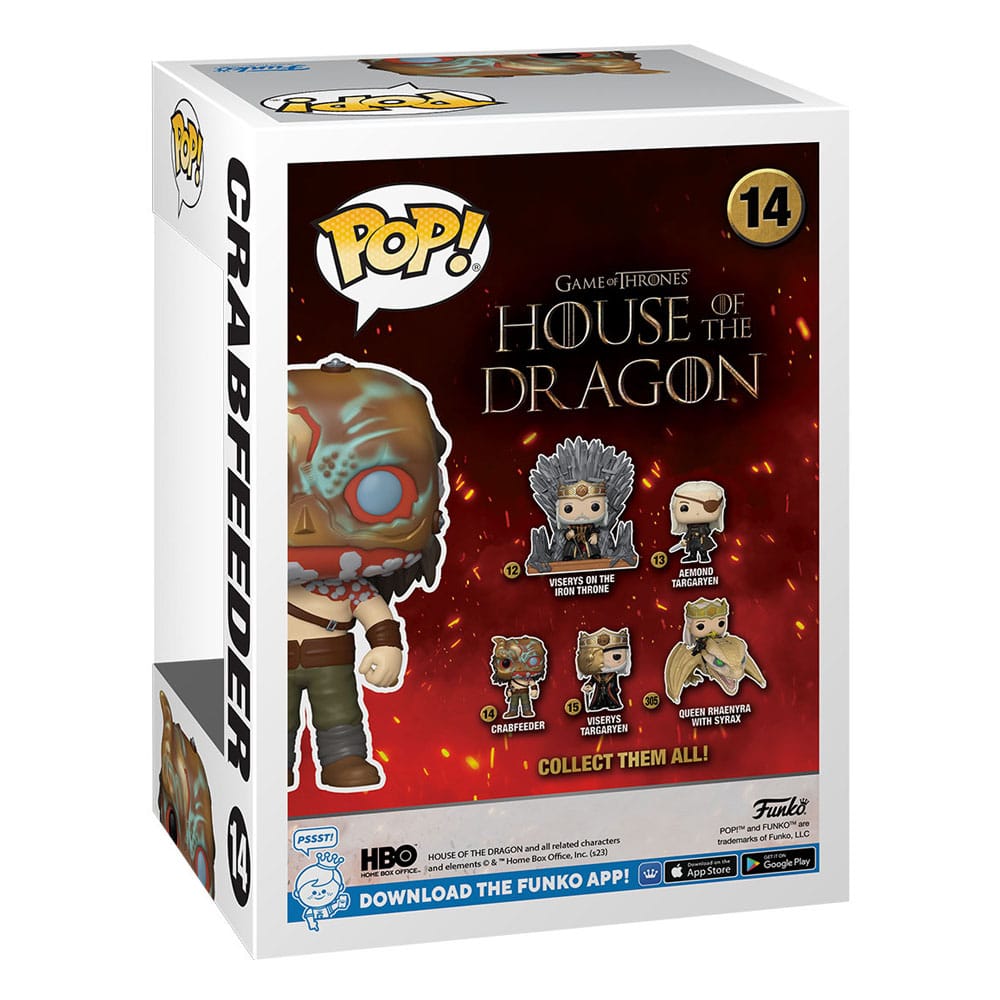 House of the Dragon POP! TV vinyl figure crab feeder 9 cm