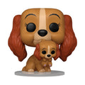 Susi &amp; Tramp POP! Disney vinyl figure Lady w/puppy 9 cm