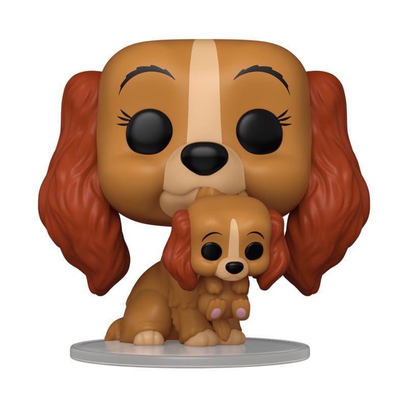 Susi &amp; Tramp POP! Disney vinyl figure Lady w/puppy 9 cm