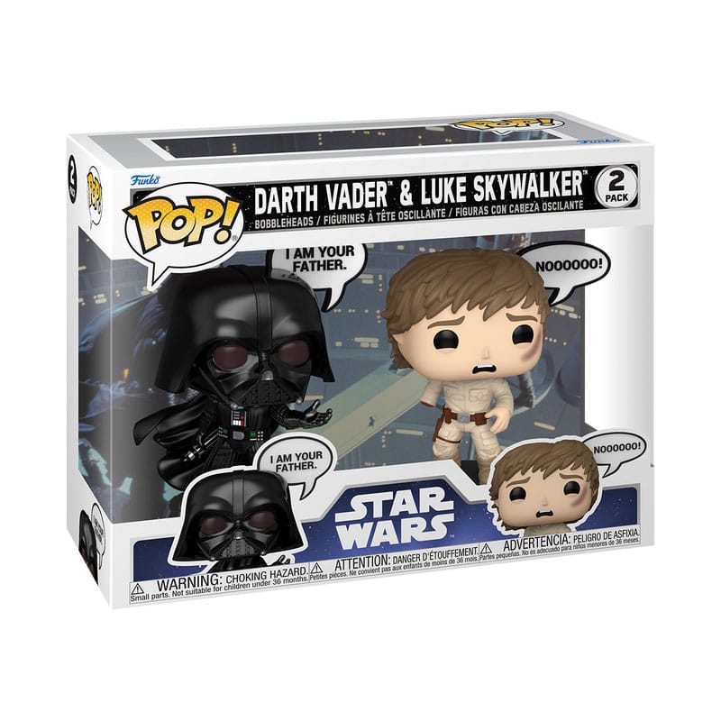 Star Wars: Sayings POP! Vinyl figures pack of 2 Vader &amp; Luke 9 cm