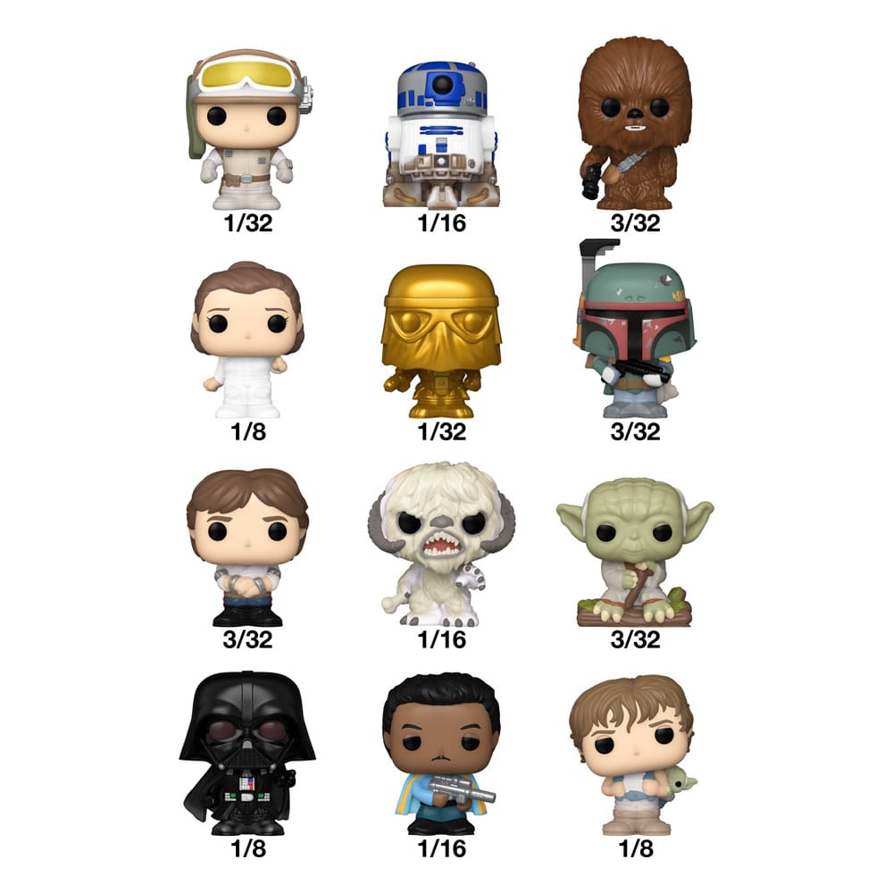 Star Wars POP! Vinyl Figures Display (32) S2 PDQ 2.5 cm