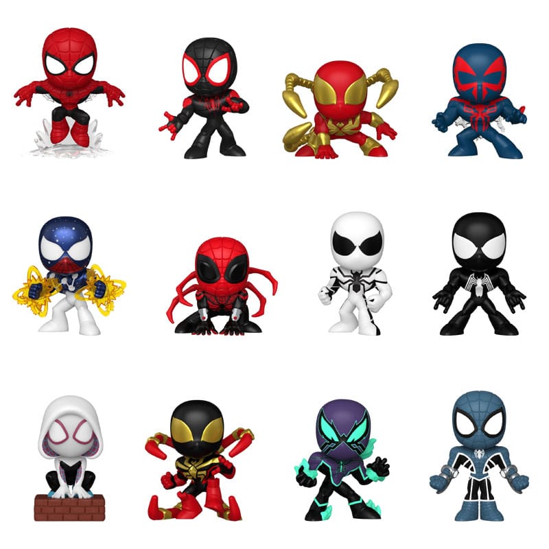 Spider-Man Mystery Minis Minifigures Comics 5 cm Display (12)
