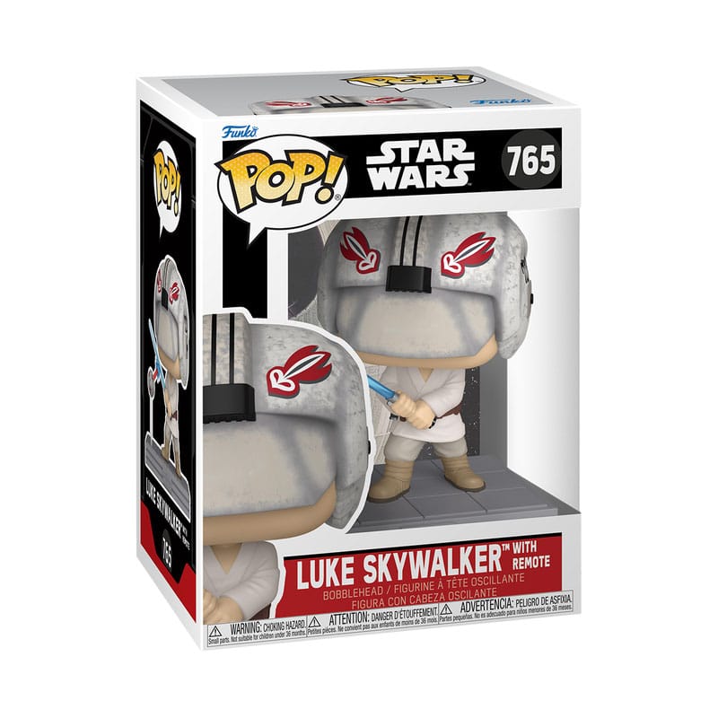 Star Wars  POP! Movie Vinyl Figur Luke/Remote 9 cm
