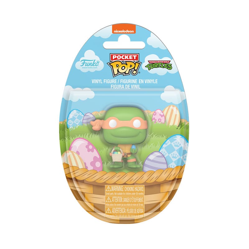 Teenage Mutant Ninja Turtles Pocket POP! Vinyl Figures Easter Michelangelo 4 cm Display (16)