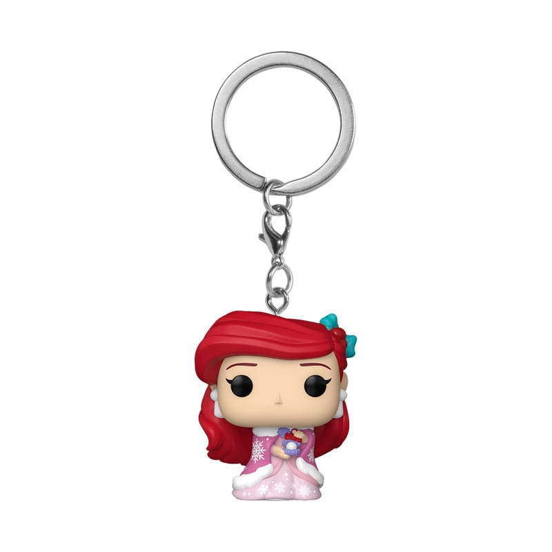 Disney Princess POP! Vinyl Schlüsselanhänger 4 cm Holiday Ariel Display (12)