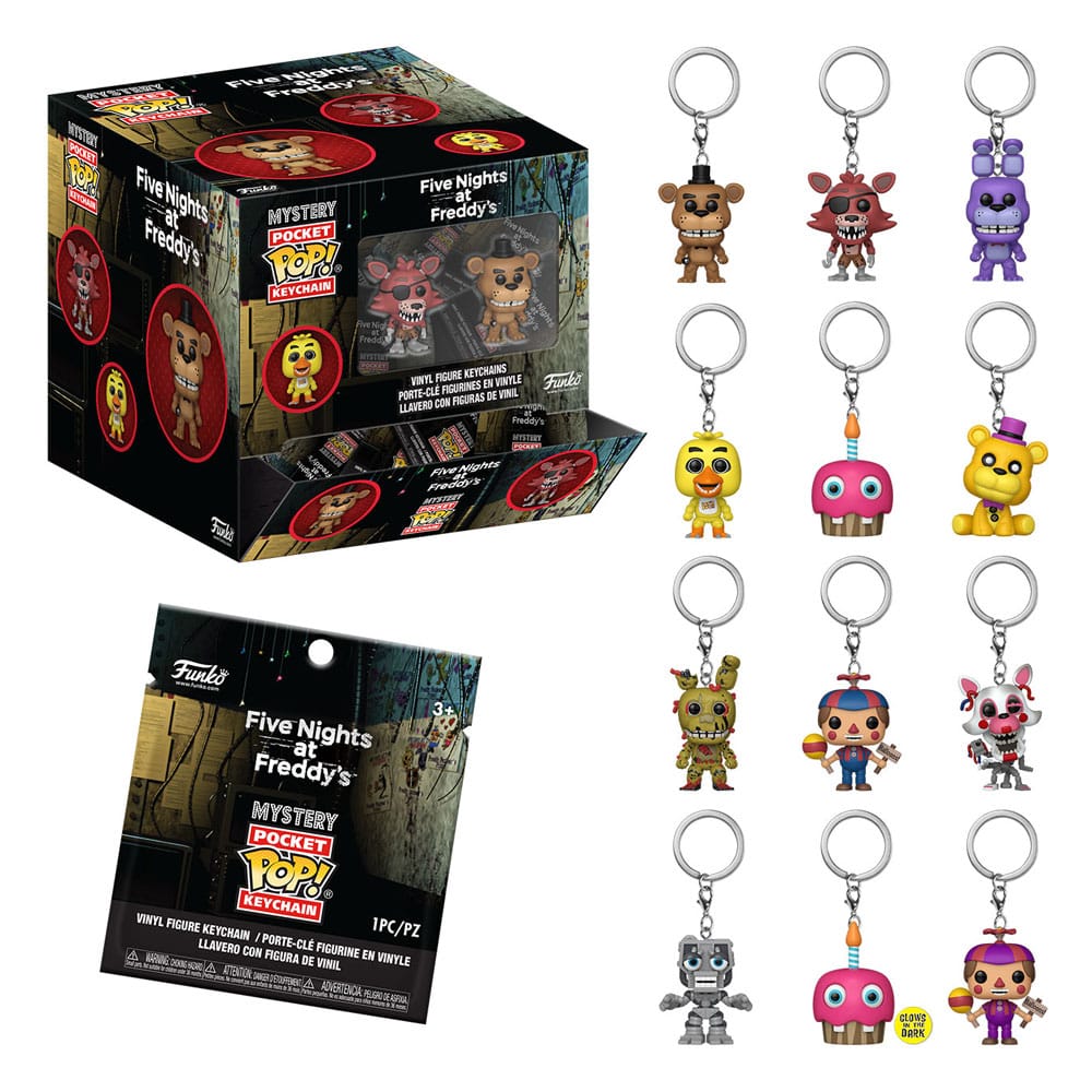 Five Nights at Freddy's POP! Vinyl Schlüsselanhänger 4 cm Classic Display (12)