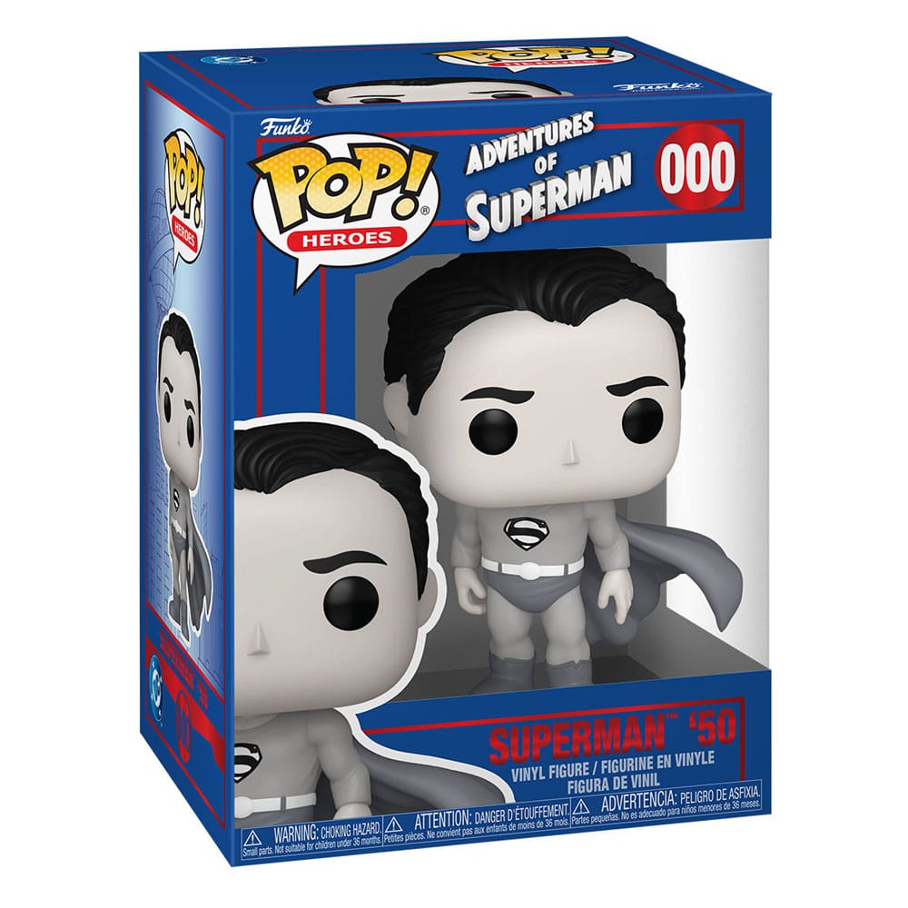 DC Comics POP! Heroes Vinyl Figur Superman '50 9 cm