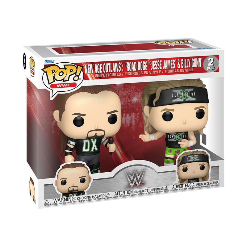 WWE POP! Television Vinyl Figuren 2er-Pack New Age Outlaws 9 cm