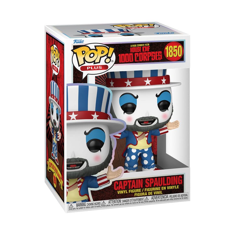Haus der 1000 Leichen POP! Plus Vinyl Figur Capt. Spaulding 9 cm