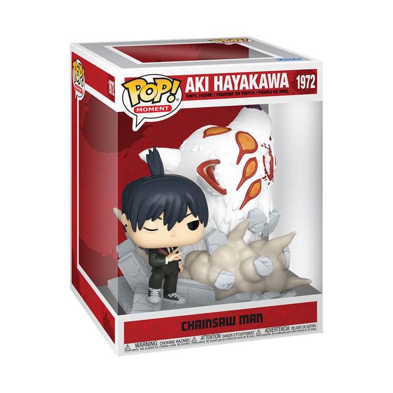 Chainsaw Man POP Moments Vinyl Figuren Aki (Fox Devil) 9 cm