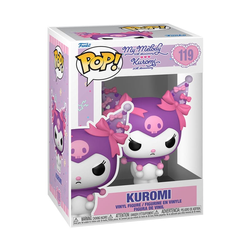 Sanrio POP! Animation Vinyl Figur K/MM- Kuromi Grumpy 9 cm