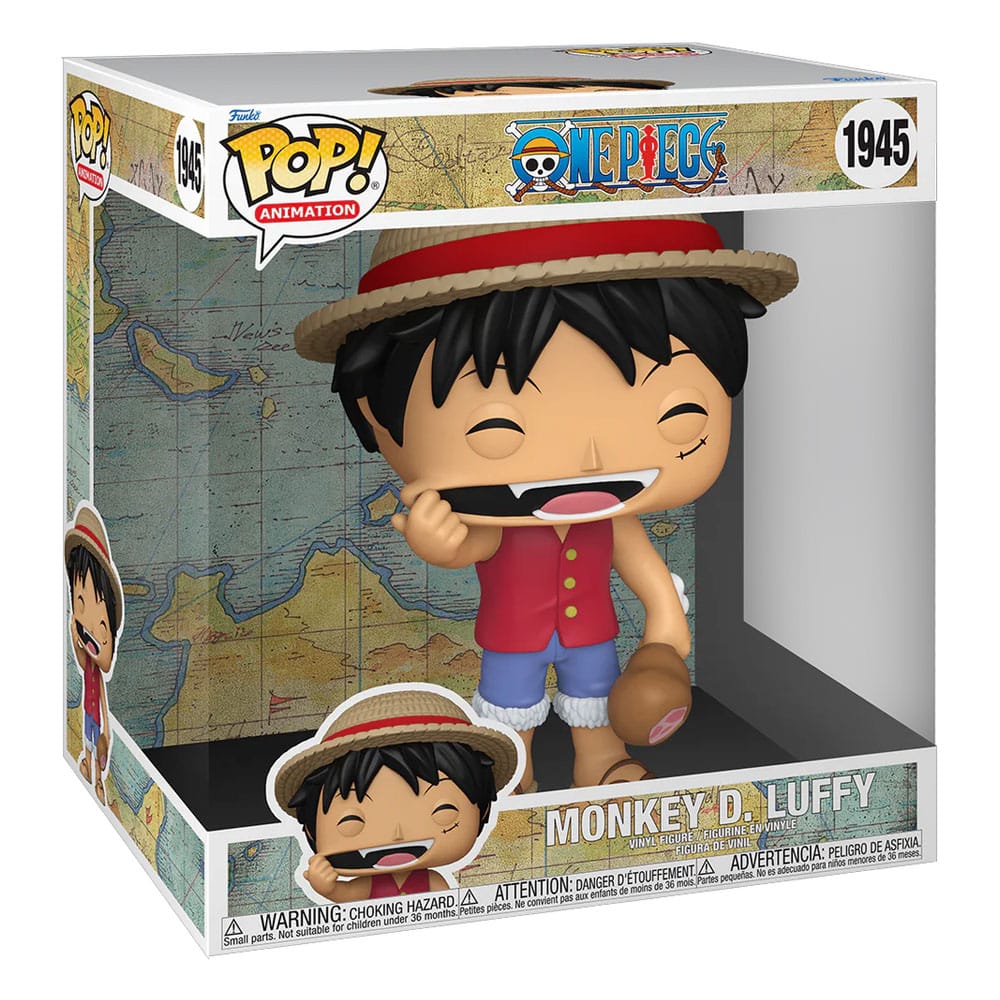 One Piece Super Sized Jumbo POP! Vinyl Figur Monkey D. Ruffy (Stretching) 25 cm