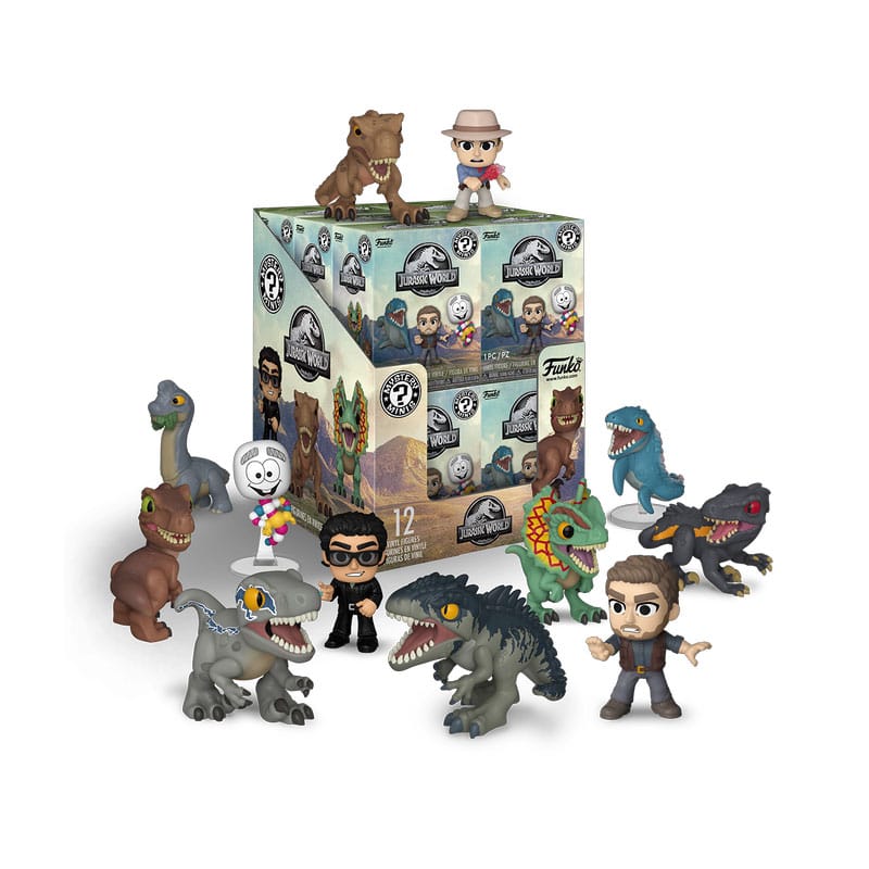 Jurassic World Mystery Minis Minifiguren P&W 5 cm Display (12)