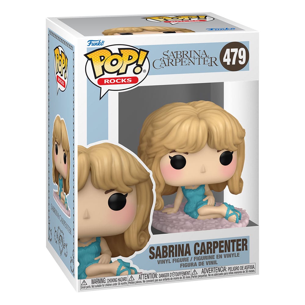 Sabrina Carpenter POP! Rocks Vinyl Figur Sabrina in Night Gown 9 cm