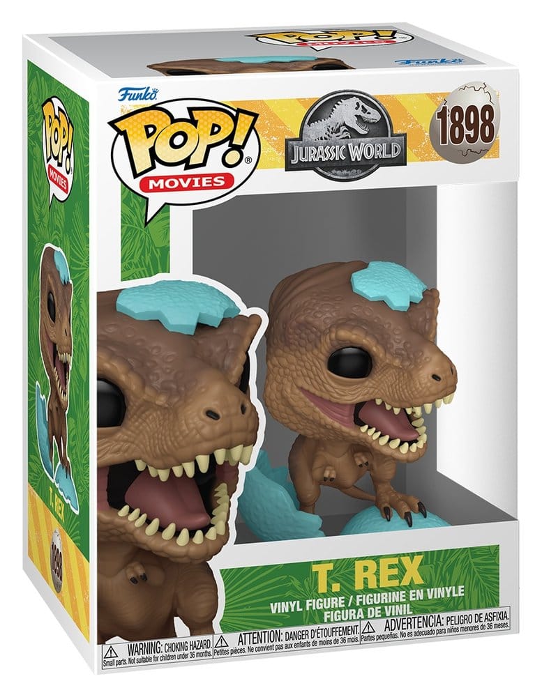 Jurassic Park POP! Movies Vinyl Figur SPRG- T-Rex 9 cm