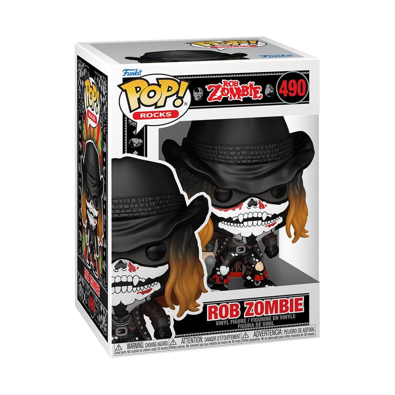 Rob Zombie POP! Rocks Vinyl Figur Rob Zombie w/Bandana 9 cm