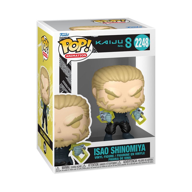 Kaiju No. 8 POP! Animation Vinyl Figur Isao Shinomiya 9 cm