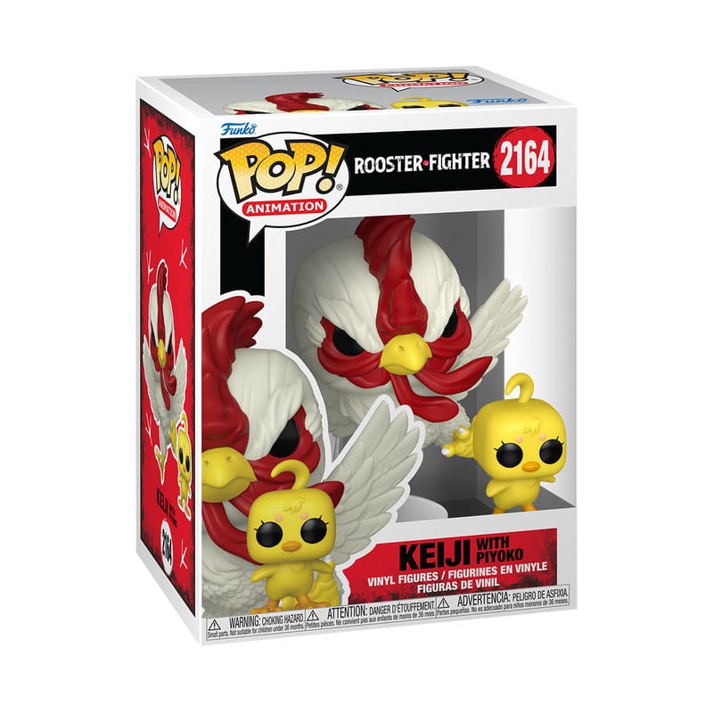 Rooster Fighter POP!&Buddy Vinyl Keiji & Piyoko 9 cm