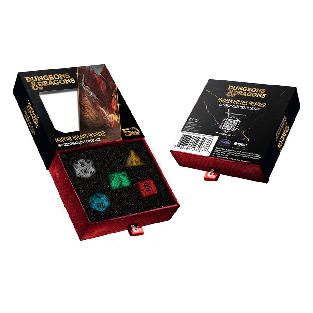 Dungeons & Dragons Würfel Set 50th Anniversary: Modern Holmes Inspired