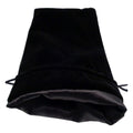 FanRoll Würfelbeutel Velvet Black with Black Satin Large