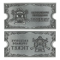 Resident Evil 4 Replik 1/1 Metal Exclusive Upgrade Ticket