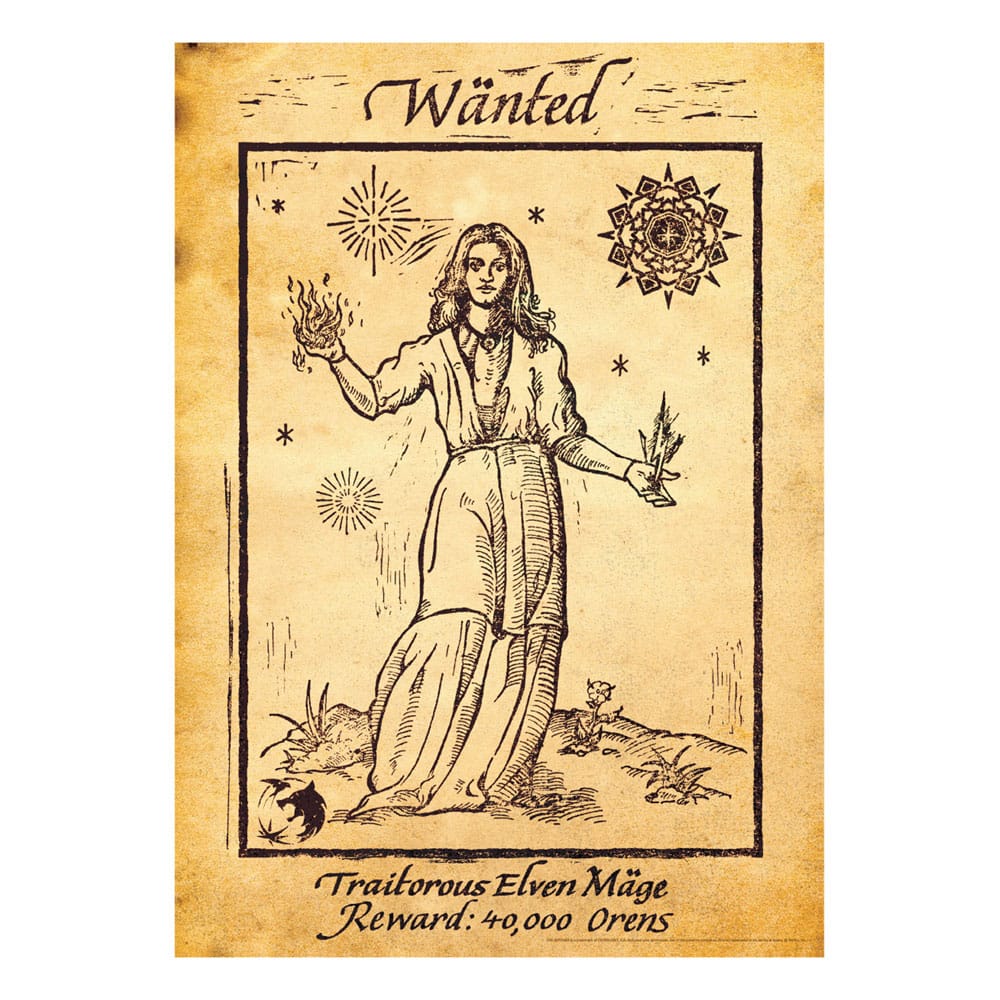 The Witcher Kunstdruck Limited Edition 42 x 30 cm