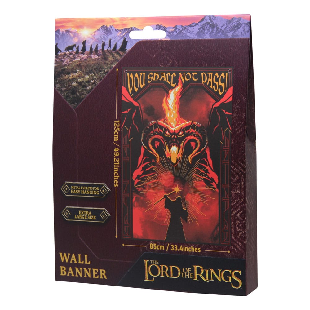 Lord of the Rings Wall Hanging You Shall Not Pass! 125 x 85 cm