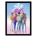 KPop Demon Hunters Collector Print Poster im Rahmen Saja Boys