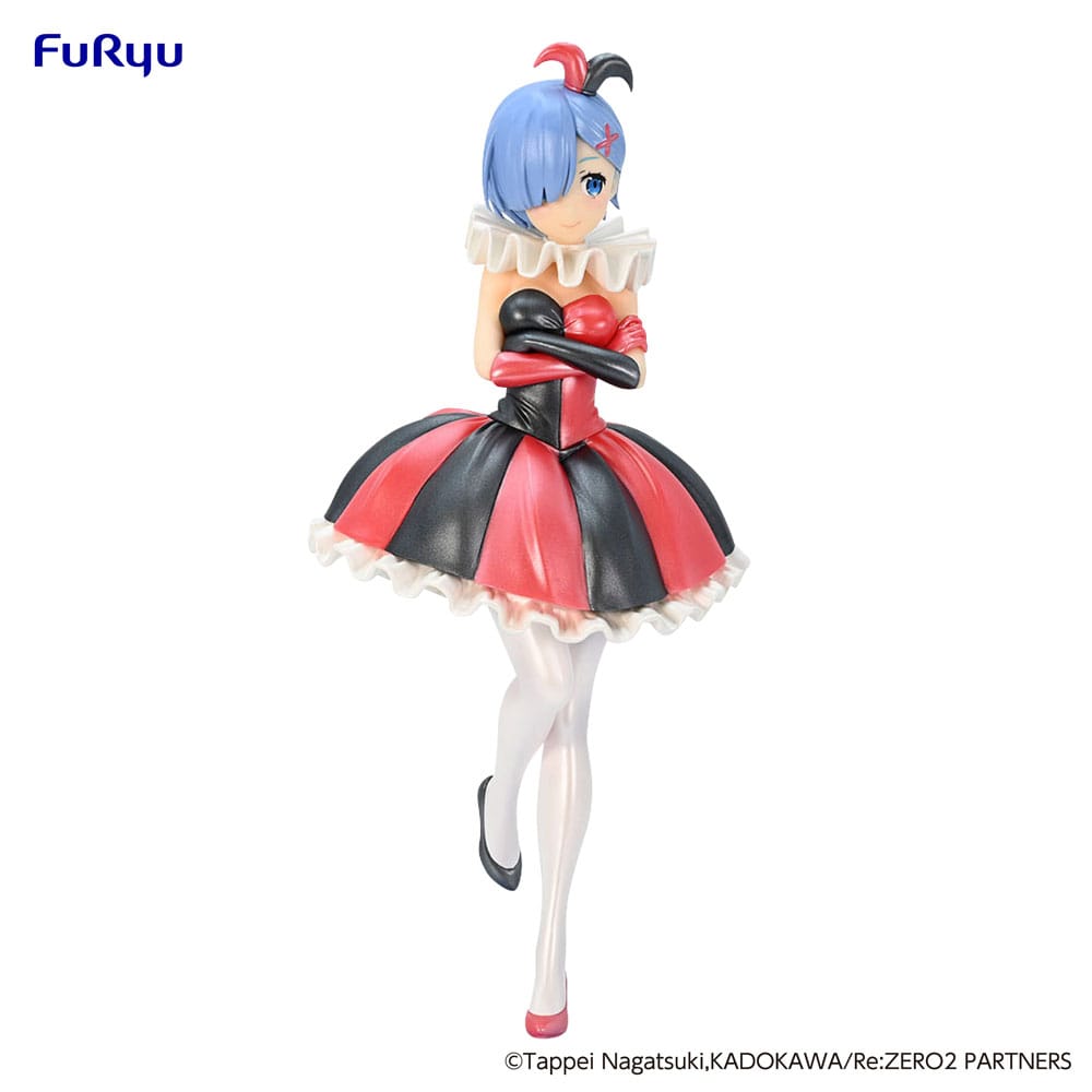 Re:ZERO SSS PVC Statue Rem in Circus Pearl Color Ver. 21cm