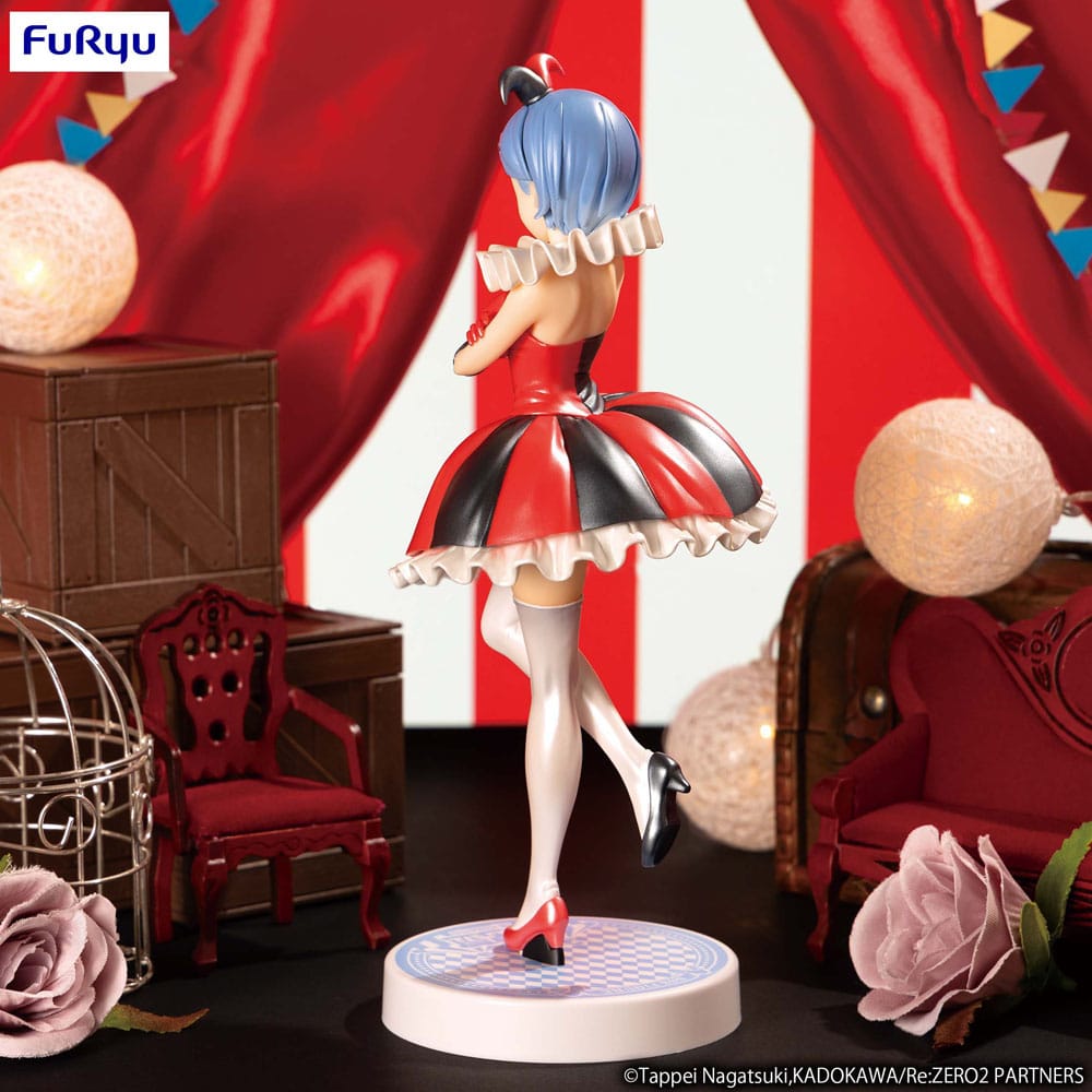 Re:ZERO SSS PVC Statue Rem in Circus Pearl Color Ver. 21cm