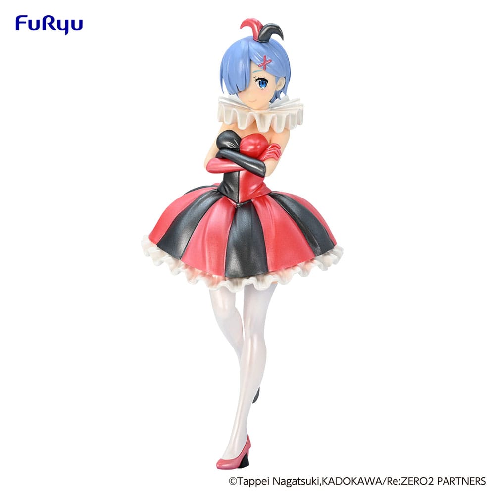 Re:ZERO SSS PVC Statue Rem in Circus Pearl Color Ver. 21cm