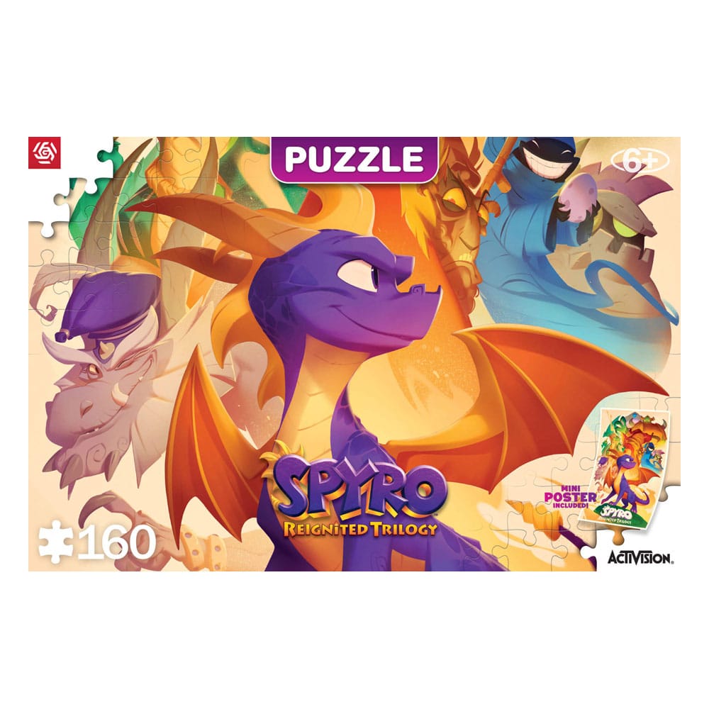 Spyro Reignited Trilogy Kids Puzzle Heroes (160 Pieces)