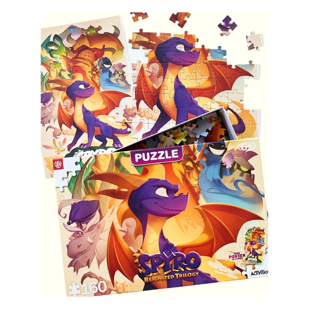 Spyro Reignited Trilogy Kids Puzzle Heroes (160 Pieces)