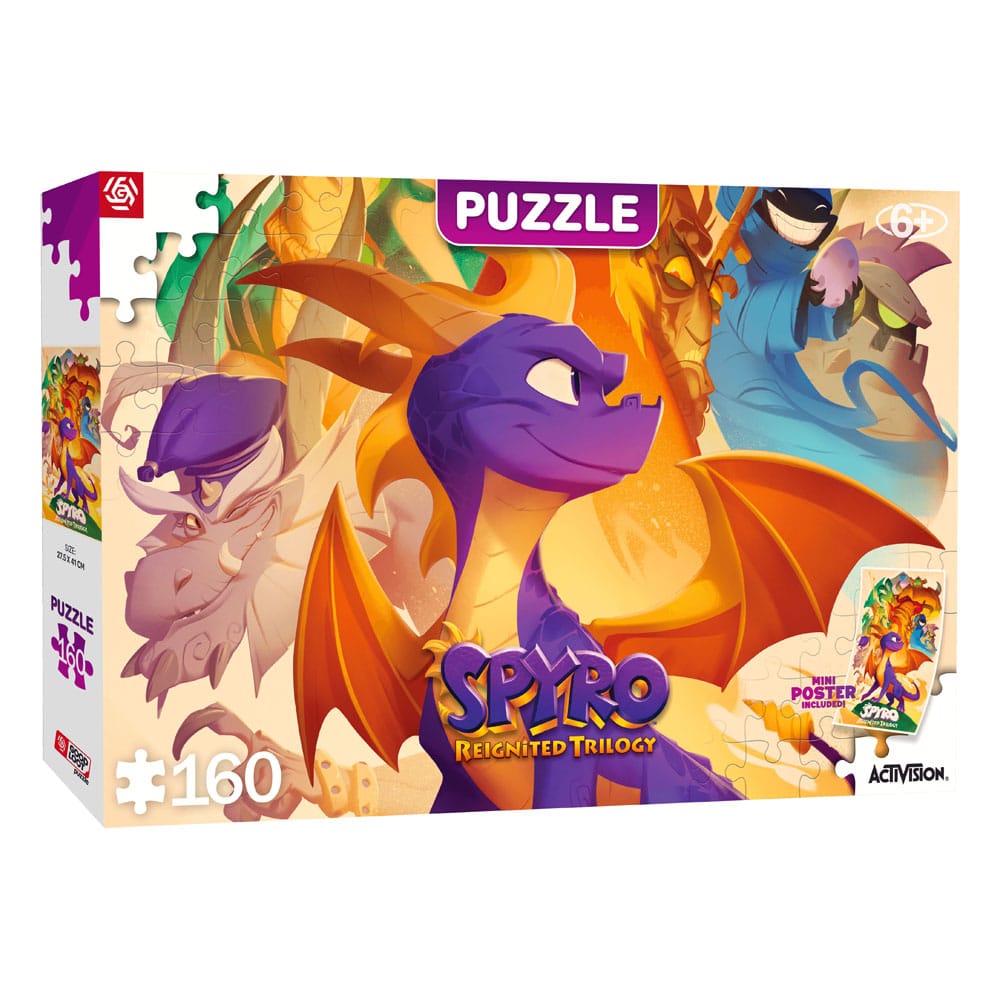 Spyro Reignited Trilogy Kids Puzzle Heroes (160 Pieces)