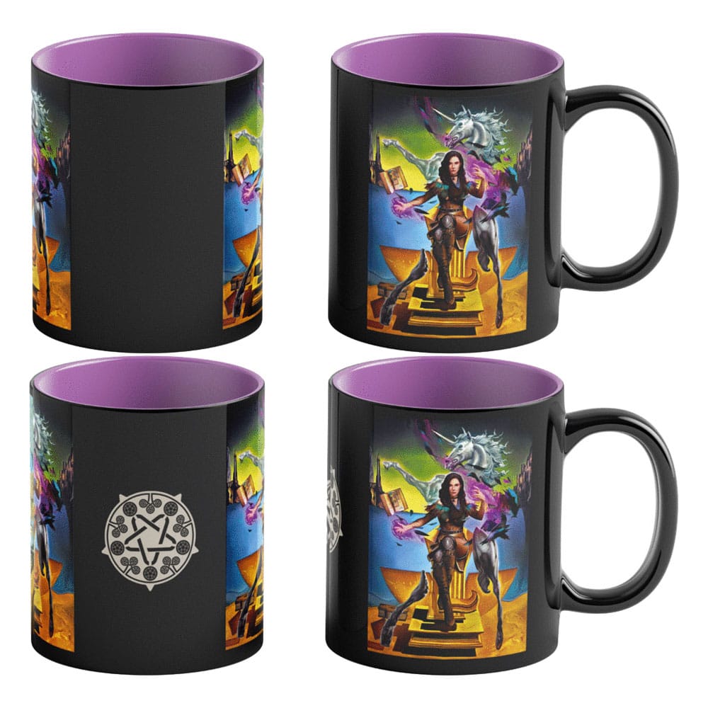 The Witcher III: Wild Hunt Game Art Chronicles Mug with thermal effect Yennefer inspired by Salvador Dali 450 ml